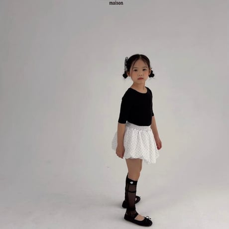 saintdoll/67. ribbon 5bu T-shirt JS-JL