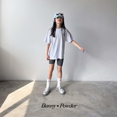 bunnypowder/87. bunny half t T-shirt ADULT