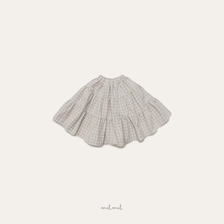 melmel/4. Tiered long skirt XXS-XL