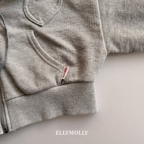 ellymolly/65. heart low hoody jumper 5-11