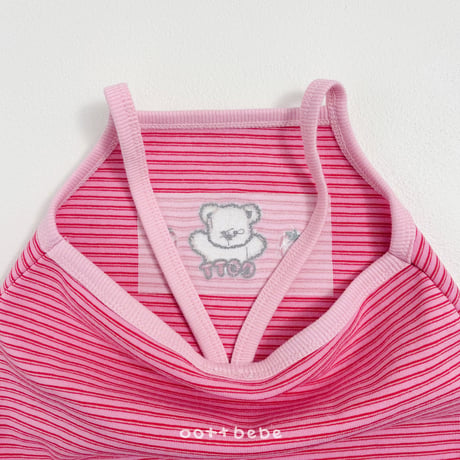 oottbebe/66. strawberry choco suit S(0-6M)-M(6-12M)
