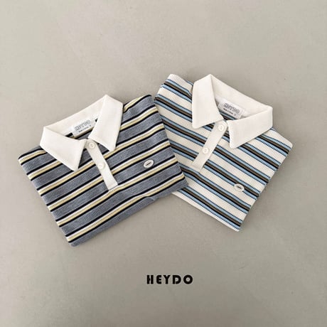 heydo/50. waffle ST collar T-shirt JS-JL