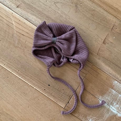 bebeholic/48. may ribbon bonnet FREE