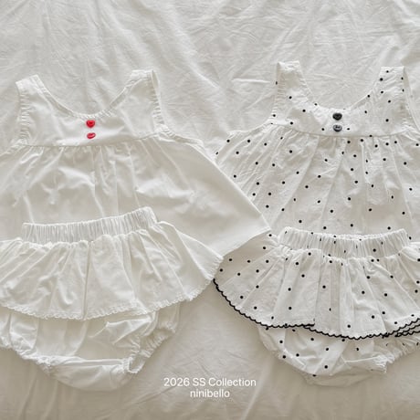 ninibello/186. bubble sleeveless blouse 12M-18M