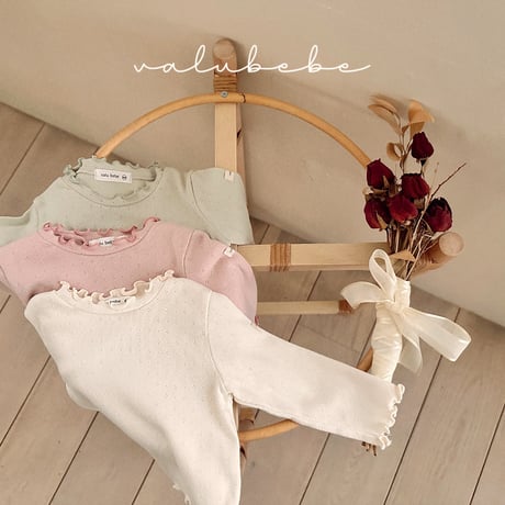 valubebe/58. soft fril T-shirt 6M-S