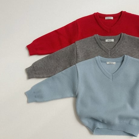 digreen/34. Cozy V-Neck Knit S-2XL