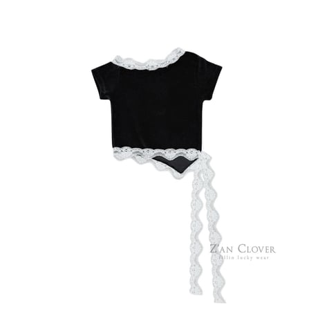 zanclover/49. lace velloa T-shirt 13-19