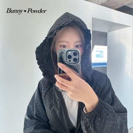 bunnypowder/33. fril hood jumper ADULT