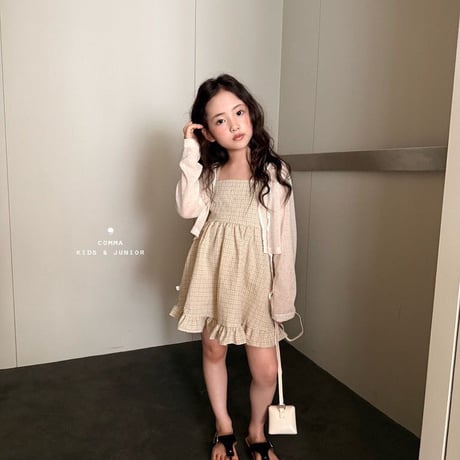 comma/208. check back open one-piece 110-130