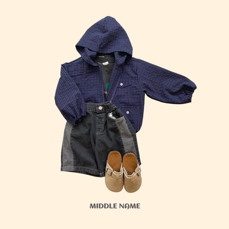 middlename/69. summer check JP windbreaker S-XL