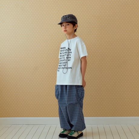minimal/20. volumn checker pants JS-JM