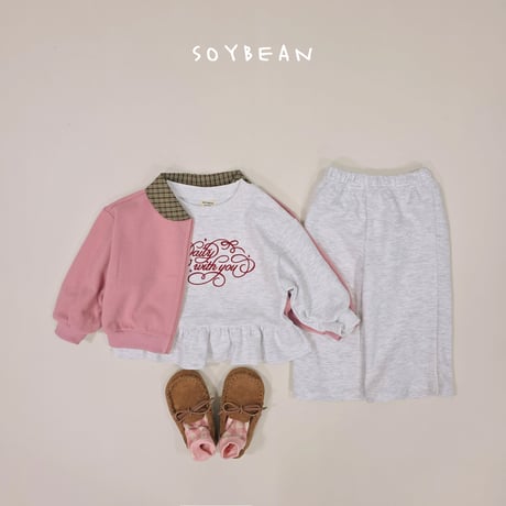 soybean/138. check collar blouson JS-JM