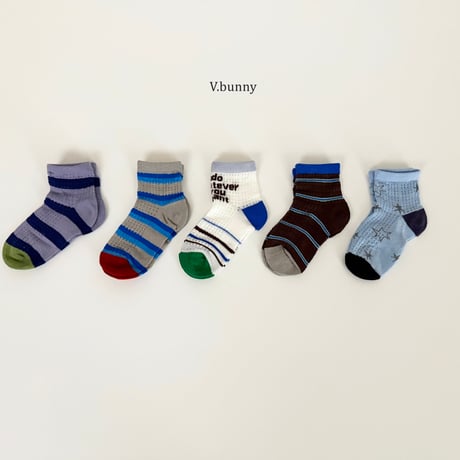 vbunny/92. whatever socks set M(130-150)-XL(180-210)