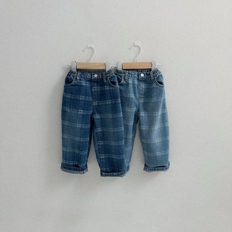 digreen/37. Check denim S-2XL