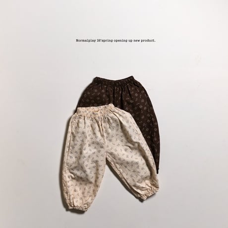 normalplay/56. a day flower pants JS-JM