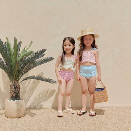 melikey/147. lilly check swim set S-JS