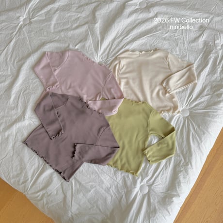 ninibello/6. Soft Frill T-shirt XS-XL