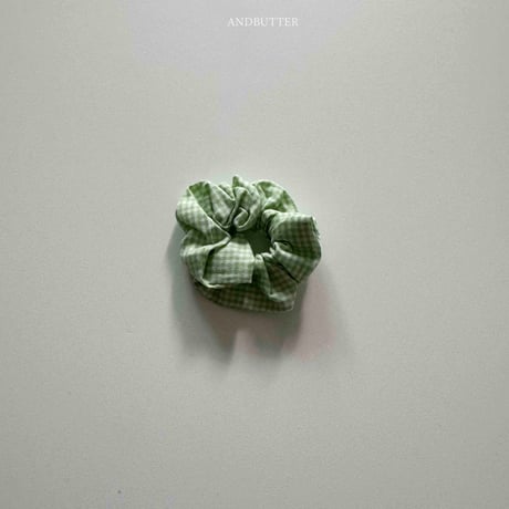 andbutter/4. Check Mini Hair Scrunchie FREE