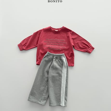 bonito/86. lettering sibori T-shirt 12M-XL