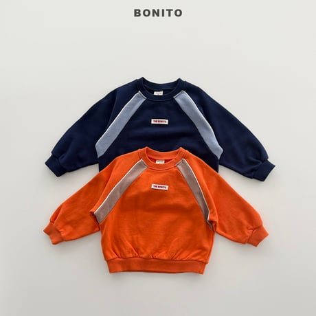 bonito/83. raglan line man-to-man JS-JM