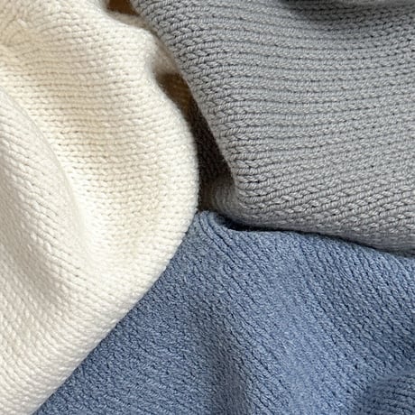 minirobe/10. emblem 3/4 Sleeve Knit  S-XL
