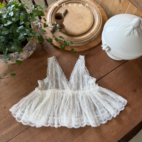 marron/24. lace bustier XS-L