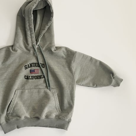 fromi/50. pigment sandy embroidery hood JS-JL
