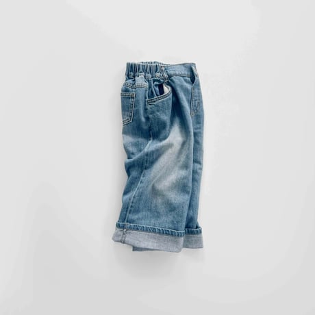 fromi/10. linen rollup denim pants JS-JL