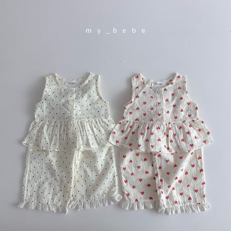 mybebe/23. snow flower sleeveless blouse XS-XL