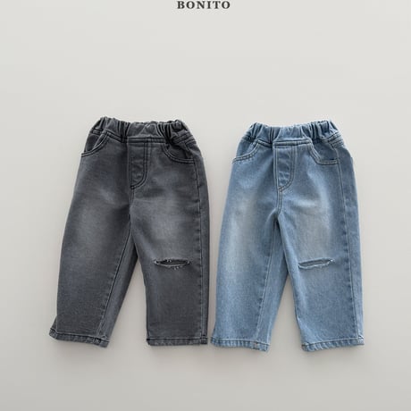 bonito/26. damage denim pants 12M-XL