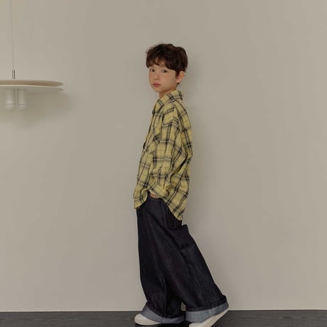 heydo/21. fade check shirt S-XL