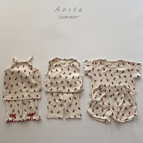aosta/3. Lip sleeveless T S-2XL