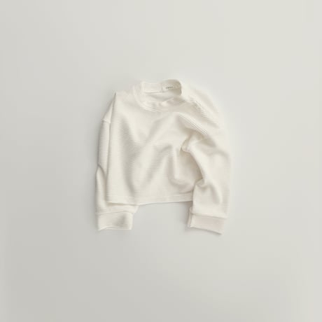 fromi/51. waffle semmi crop T-shirt S-XL