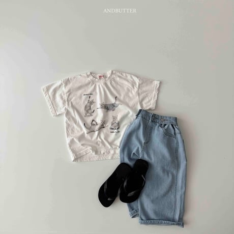 andbutter/28. Hello Cat Tee JS-JM