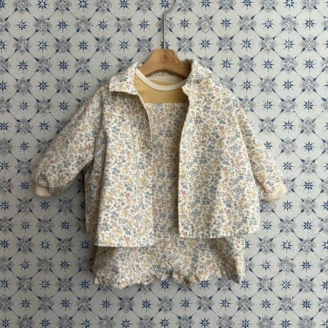 gou/143. B-pattern overalls  2(6-12M)-3(12-18M)