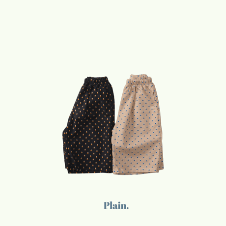 plain/41. Triangle wide pants XS-XL