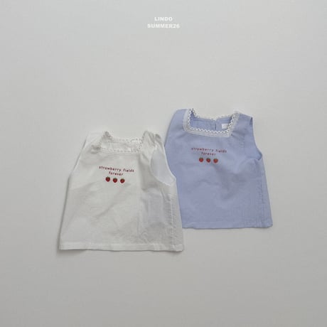 lindo/63. strawberry blouse XS-XL
