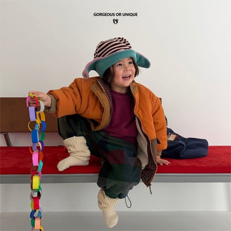 gou/81. pretty man-to-man XS(2-3Y)-XL(6-7Y)
