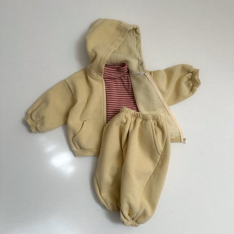 minirobe/24. Barrel hood zip-up S-XL