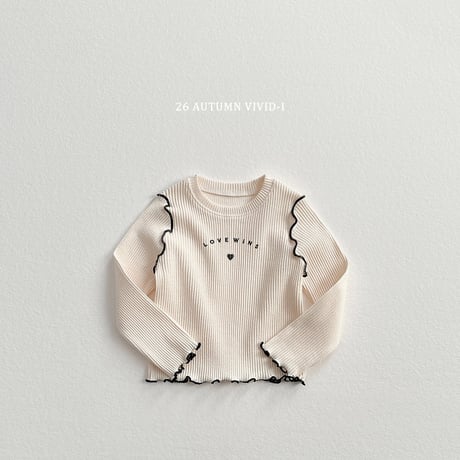 vividi/148. love nalrari T-shirt JS-JM