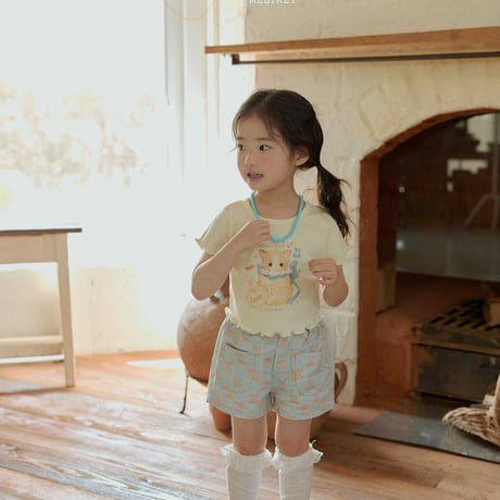 melikey/41. color ribbon half pants XS-XL