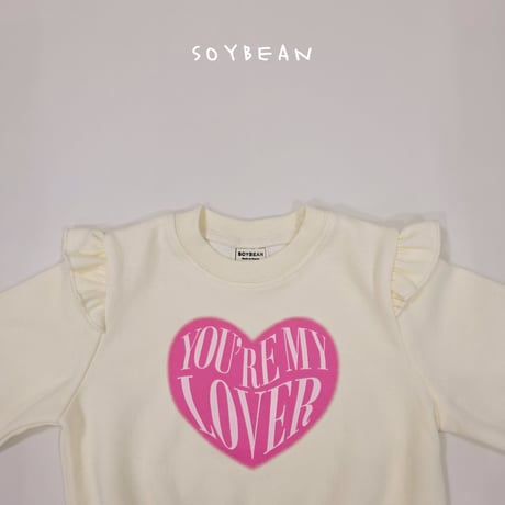 soybean/130. lover fril man-to-man XS-XL