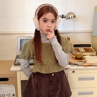 comma/32. shirring rayerd blouse 140-150