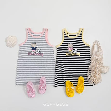 oottbebe/62. holly day sleeveless one-piece XS(1-2Y)-XL(6-7Y)