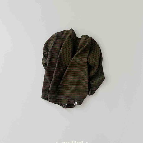 urbanrabbit/29. High Teen Stripe Long Tee JS-JM