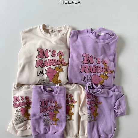 thelala/41. rabbit man-to-man XS-XL