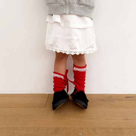 plain/16. plain lace socks FREE
