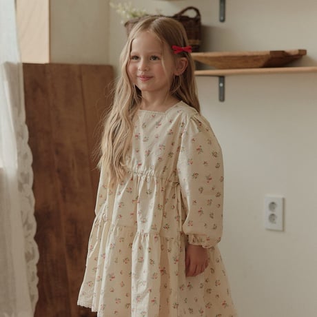melikey/110. vintage flower one-piece JS-JM