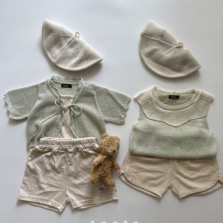 aosta/21. Knit Eyelet T S(1-2Y)-L(3-5Y)