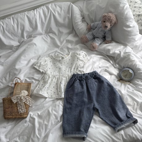 lepetitmot/16. flower puff blouse XS-XL